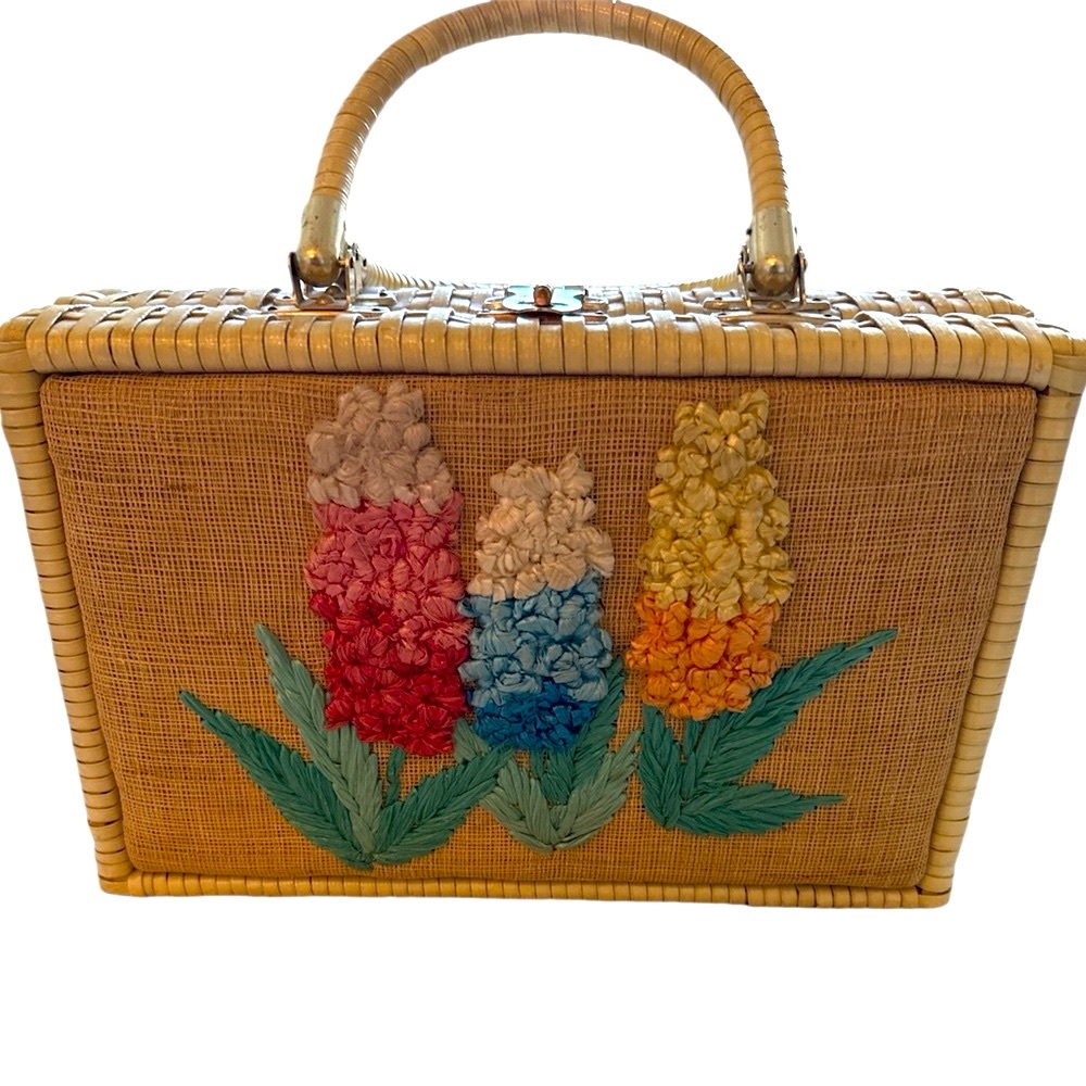Vintage 50’s/60’s Wicker Purse